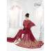 7211 MAROON GLOSSY SAPPHIRE WEDDING WEAR DESIGNER DRESS