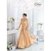 7215 PEACH GLOSSY SAPPHIRE WEDDING WEAR DESIGNER DRESS