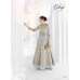 7217 CREAM GLOSSY SAPPHIRE WEDDING WEAR DESIGNER DRESS