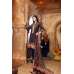 ZVL-19 BLACK RED WOOL GUL AHMAD SALWAR KAMEEZ SUIT