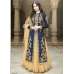 Navy Blue & Cream Indian Wedding Lehenga Designer Dress