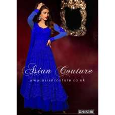 HR5038-E ROYAL BLUE HEROINE PRIYANKA CHOPRA ANARKALI STYLE DRESS