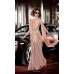 ZAHR5120 ROSE QUARTZ NUDE COLOUR HEROINE PRIYANKA CHOPRA STYLISH DRESS