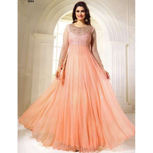 K2944 Peach KASEESH PRACHI Anarkali Wear 