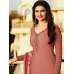 Peachy Pink Pakistani Designer Suit Indian Salwar Kameez