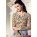 L19006 SERENITY BLUE LAVINA HEAVY EMBRIODERD DESIGNER DRESS