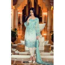 ZA6004 TURQUOISE MARIA B STYLE PAKISTANI READY MADE SALWAR KAMEEZ SUIT
