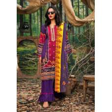 Grape Compote Bold Prints Lawn Salwar Suit