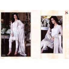 ZBD-1001 WHITE MARIA.B. MBROIDERED PARTY WEAR DRESS