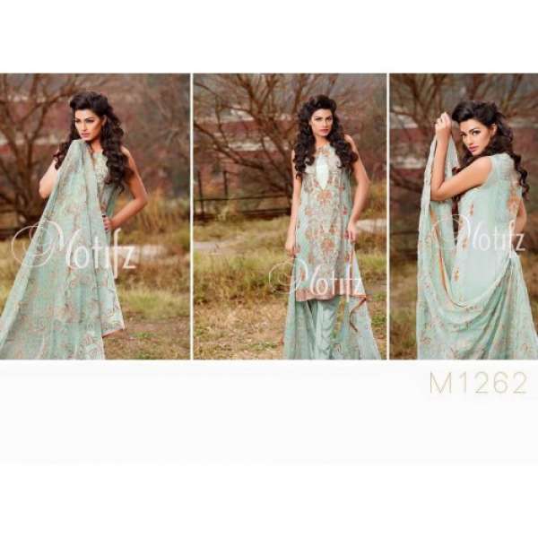 M1262 LIGHT GREEN MOTIFZ INSPIRED PAKISTANI QUALITY COPY