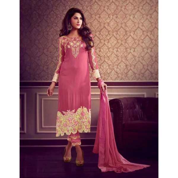 PINK SALWAR INDIAN PARTY WEAR SUIT