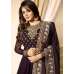 EID DRESS COLLECTION : PURPLE EMBELLISHED ANARKALI SUIT 