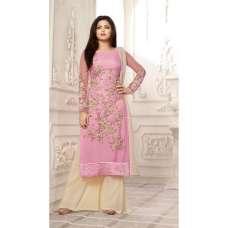 86010 PINK AND BEIGE NITYA PARTY WEAR DESIGNER SUIT