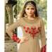 2301-A BEIGE NITYA SLIT STYLE LONG ANARKALI DRESS