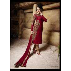 Red Indian Designer Party Wear Dress