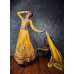 18 BRIGHT PRIMROSE YELLOW OMTEX GRANDIOSE WEDDING WEAR DRESS