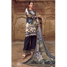 Navy Blue Printed Salwar Kameez Summer Printed Lawn Suit