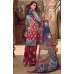 Maroon Embroidered Lawn Suit Indian Summer Salwar Kameez