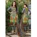 2006 GREY PASHMINA SARANG SALWAR KAMEEZ WITH PRINTED SHAWL