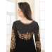 1033 BLACK RASHI PRINTS NOORANI HEAVY DESIGNER PARTY WEAR GEORGETTE SUIT