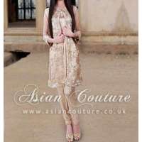 Latte Beige  Chiffon Salwar Kameez