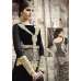 BLACK HOT LADY DRESS WEDDING ANARKALI SUIT