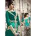 GREEN SAFEENA HOT LADY EMBROIDERED ANARKALI SUIT