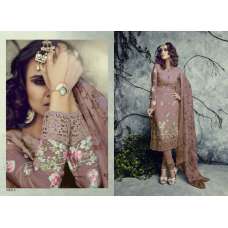 Brown Maria B Style Designer Salwar Suit