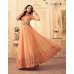 SA-108 ORANGE SAJJAN ALAAMIN PUNJABI STYLE ANARKALI OUTFIT