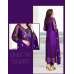 SANO SPEICAL 1002 PURPLE GEORGETTE PAKISTANI STYLE SUIT 