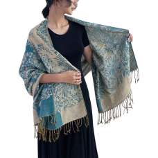 Sky Blue Pakistani Pashmina Scarf