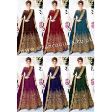 INDIAN DESIGNER PARTY WEDDING WEAR ANARKALI DRESSES