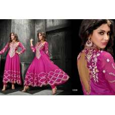 Princess Simayaa 1008 Dark Pink Wedding Wear Anarkali Dress