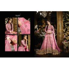 S47 PINK BLOSSOM SYBELLA DESIGNER LEHENGA DRESS