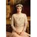 S-67 PEACH SYBELLA ANGELLIQUE WEDDING WEAR DRESS