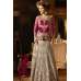 S-68 PURPLE AND SILVER SYBELLA ANGELLIQUE WEDDING WEAR DRESS