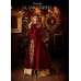 RED AND GOLD PREMIUM SILK EMBROIDERED LENGHA 
