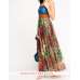 Contrast Floral Maxi Bolero Dress