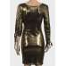 Gold Shimmer Party Dress