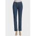 Ladies Designer Straight Cut 5-Pocket Denim Jeans