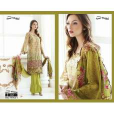 Green Dress Pakistani Salwar Kameez Cotton Suit 