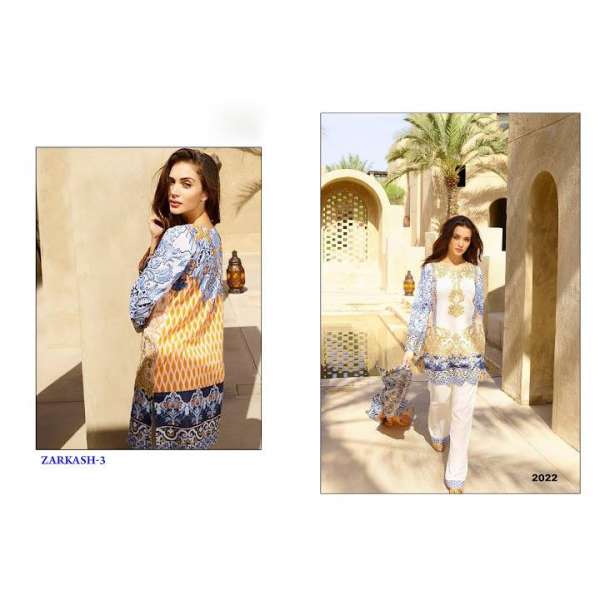 Zarqash Lawn Pakistani Summer Suit