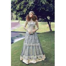 Gorgeous Grey Pakistani Designer Lehenga Bridal Dress