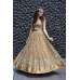 Golden Bridal Lehenga Indian Traditional Wedding Dress