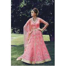 Pink Pakistani Designer Lehenga Wedding Outfit 