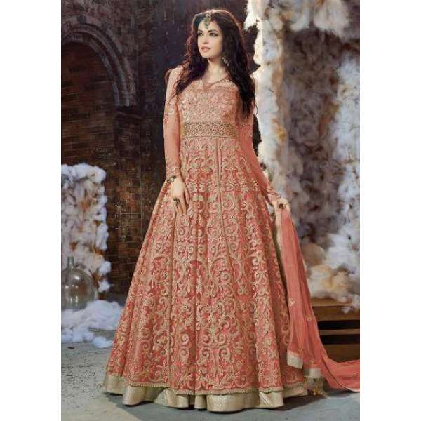 Z18001-H ORANGE ZOYA EMERALD WEDDING DRESS