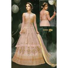 PEACH NOUGAT INDIAN DESIGNER WEDDING AND BRIDAL GOWN