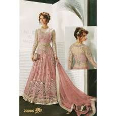 ROSE TAN PINK INDIAN DESIGNER WEDDING AND BRIDESMAID GOWN