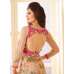 Pink Floral Dress Evening Gown Anarkali Suit
